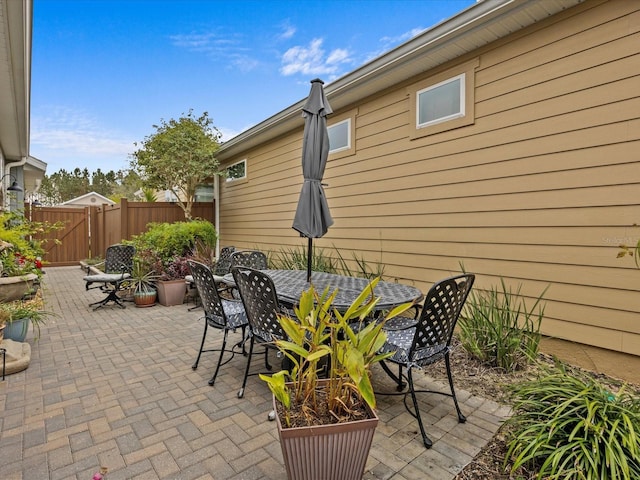 view of patio