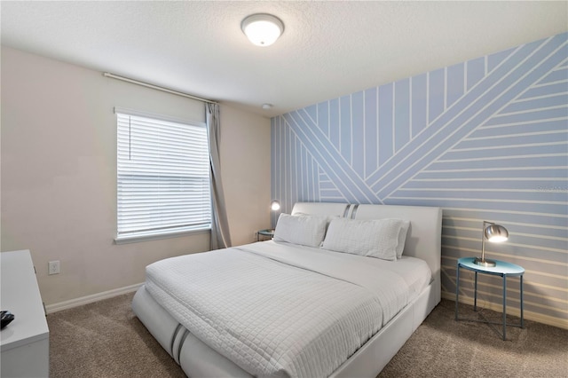 bedroom with carpet floors and multiple windows