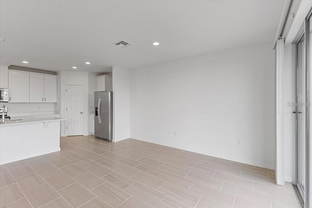 view of unfurnished living room