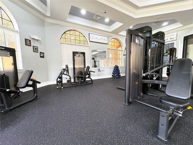 view of workout area