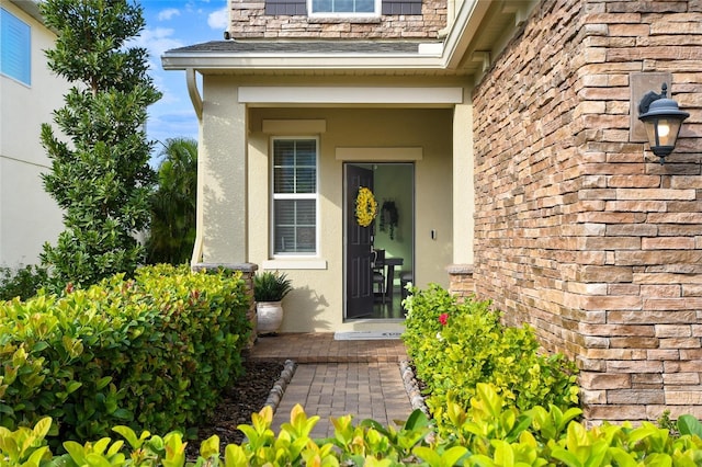 1416 Cabot Dr, Clermont, FL 34711 - entrance to property with stucco siding