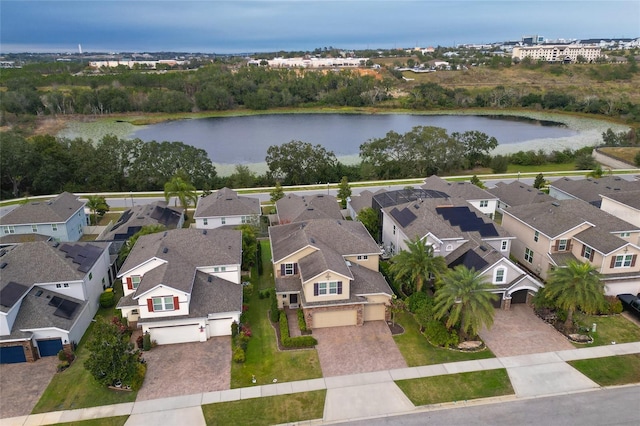 1416 Cabot Dr, Clermont, FL 34711 - aerial view with a residential view and a water view