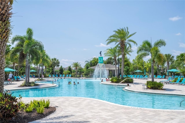 view of swimming pool