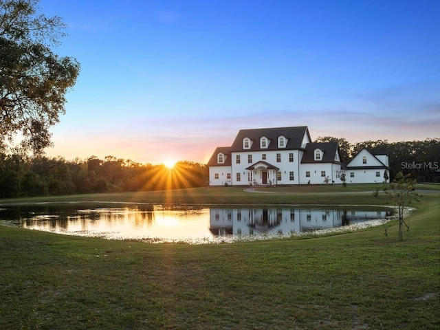 property view of water