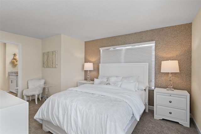 bedroom with carpet flooring