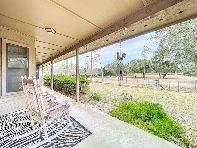 view of patio