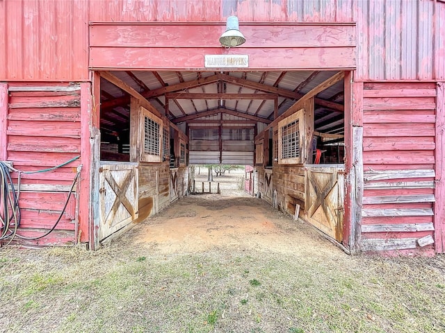 view of stable