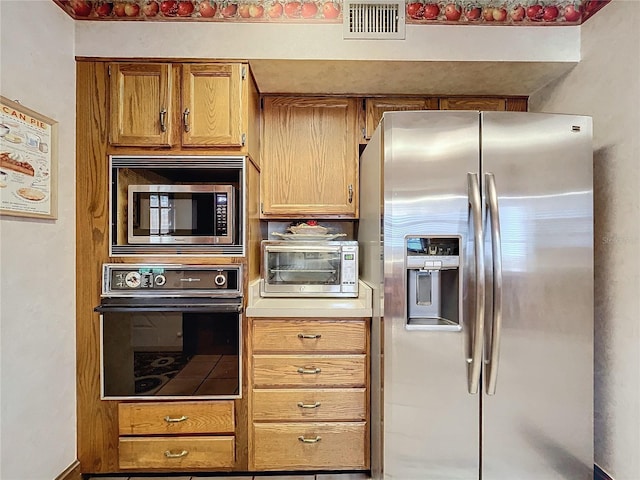 kitchen featuring appliances with stainless steel finishes