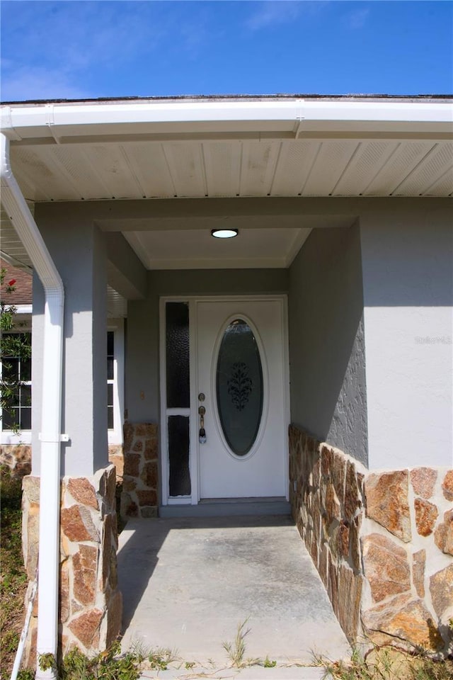 view of entrance to property