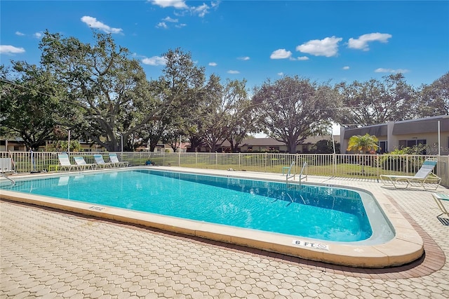 view of pool