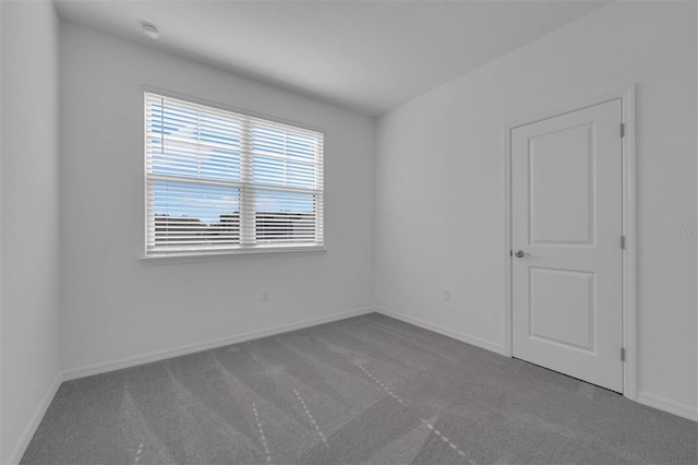 spare room featuring carpet flooring