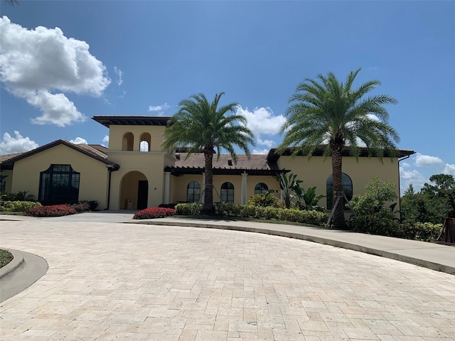 view of mediterranean / spanish house