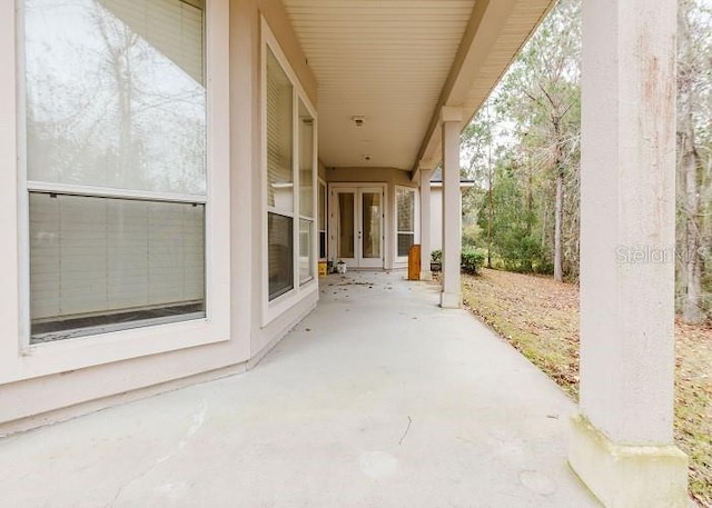 view of patio / terrace with french doors