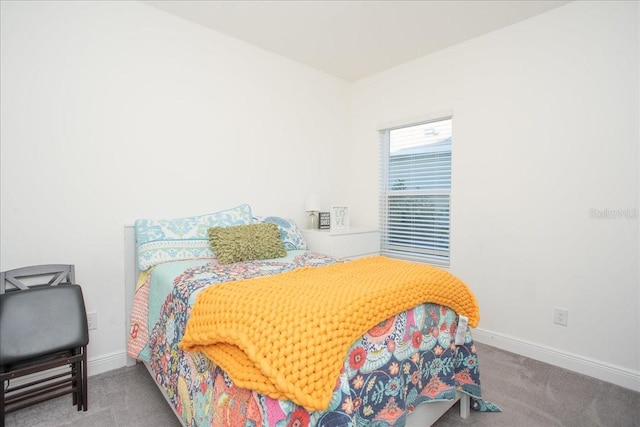 bedroom with carpet flooring