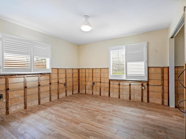 interior space featuring light hardwood / wood-style floors