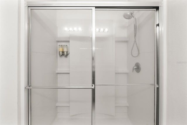 bathroom with walk in shower