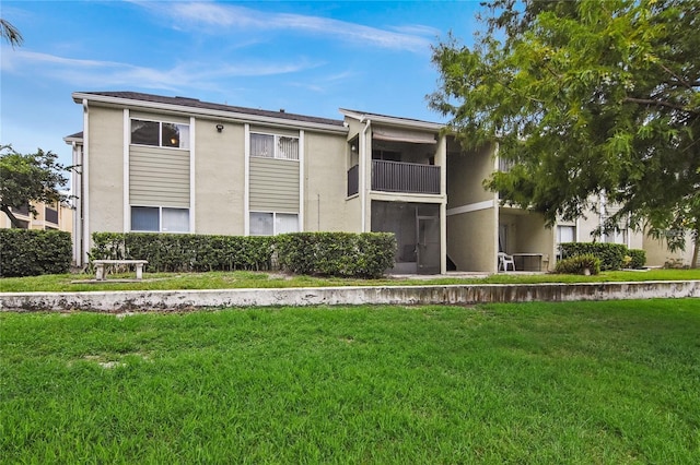 view of property with central AC unit