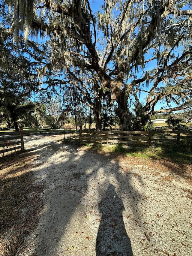 view of road