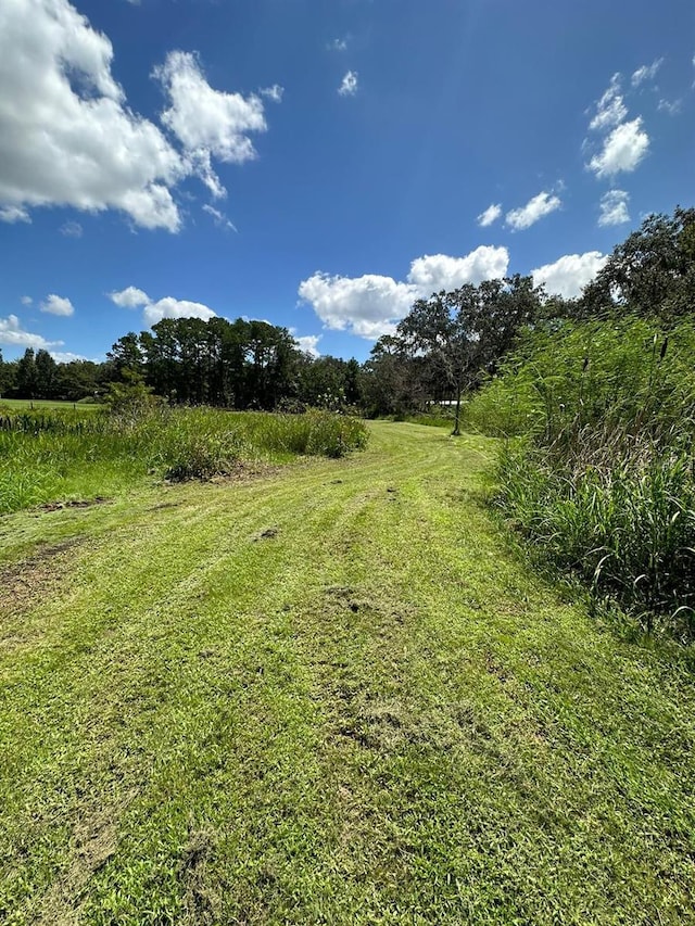 exterior space featuring a rural view