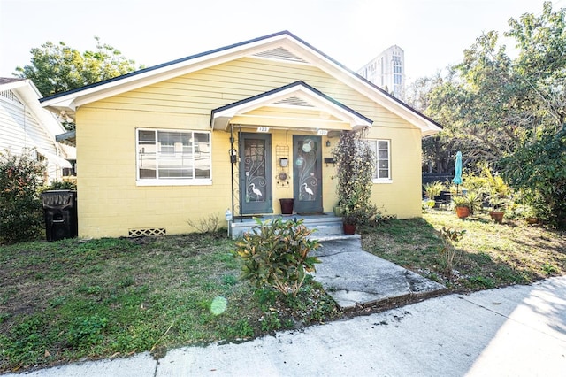 view of bungalow-style house