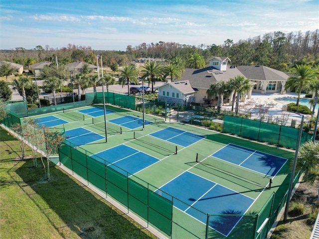 view of sport court