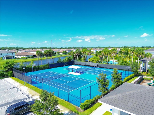 view of sport court