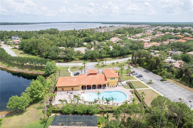 351 Lazio Cir, Debary, FL 32713 - aerial view of a large body of water and a pool