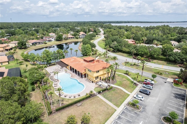 351 Lazio Cir, Debary, FL 32713 - bird's eye view of a large body of water and a pool
