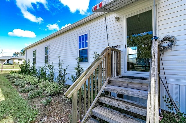 view of entrance to property