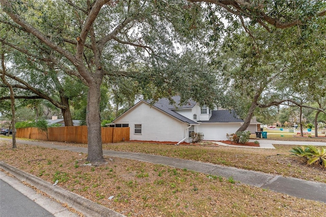 view of home's exterior