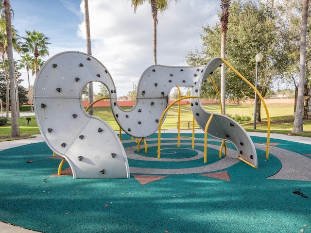 view of jungle gym