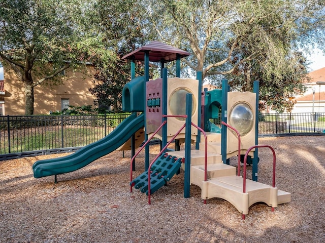 view of jungle gym