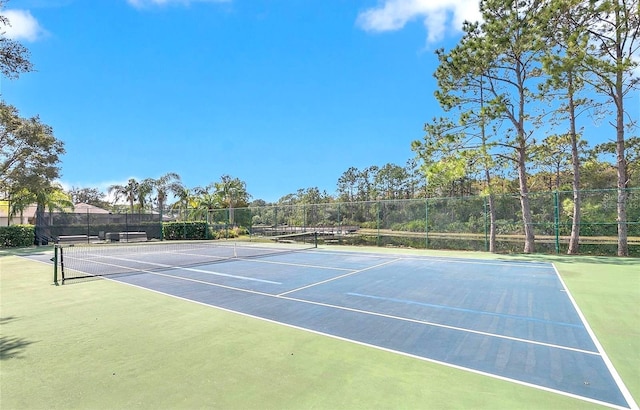 view of sport court