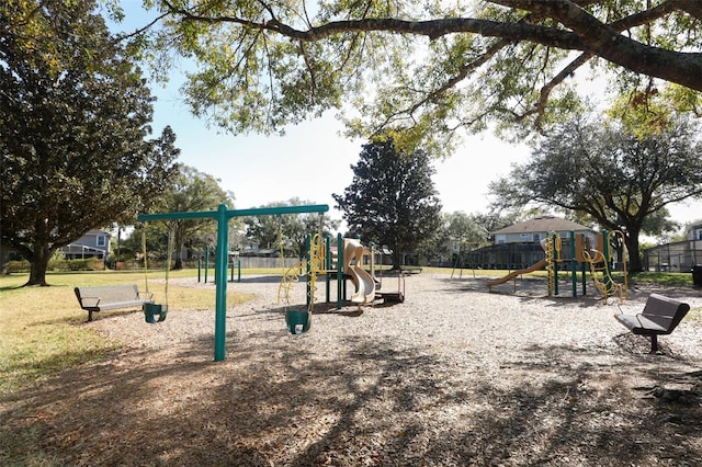 view of play area