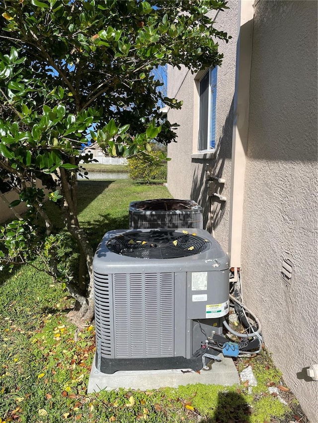 exterior details featuring central air condition unit