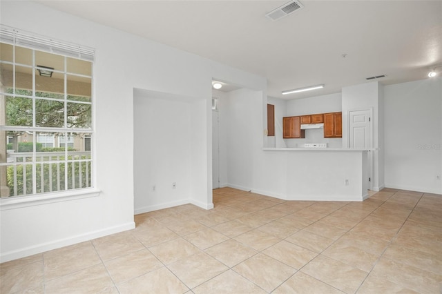 view of tiled empty room