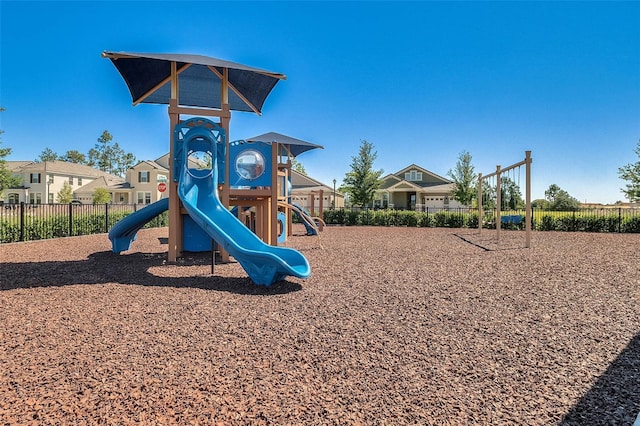 view of jungle gym