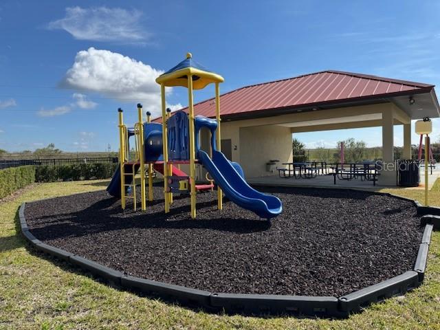 view of play area