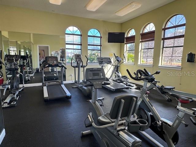 view of exercise room