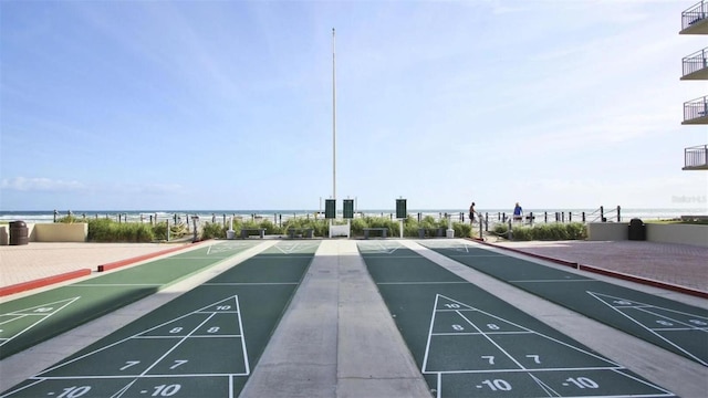 view of home's community featuring a water view