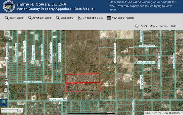 Near Road SW, Buena Vista Rd Road, Dunnellon FL, 34431 land for sale