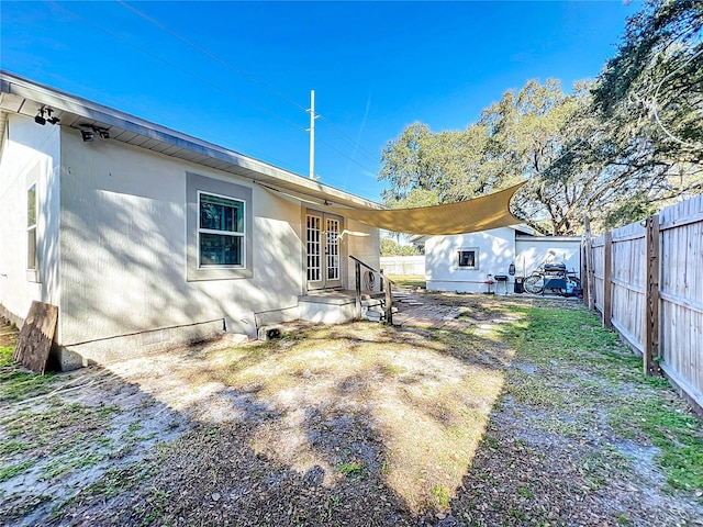 view of rear view of property