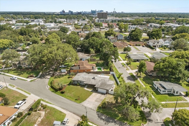 aerial view of property's location