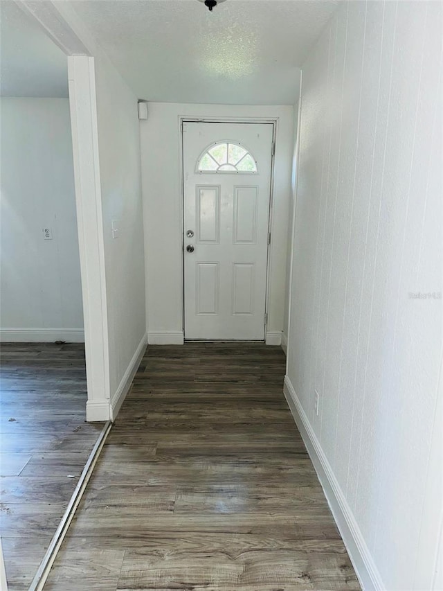 entryway featuring dark hardwood / wood-style floors