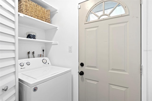 laundry area with washer / dryer and laundry area