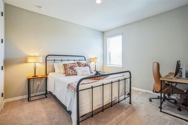 bedroom featuring carpet floors