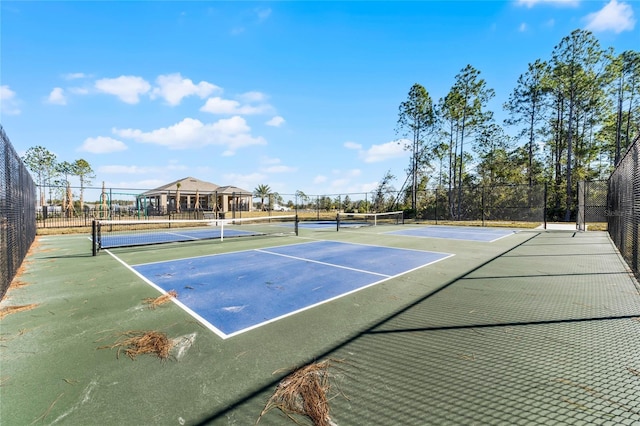 view of sport court