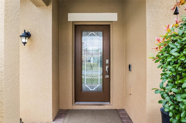 view of entrance to property