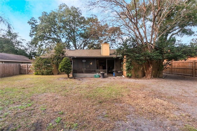 1309 Paradise Ln, Winter Park, FL 32792 - view of yard featuring a sunroom