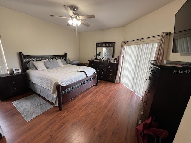 2739 Star Grass Cir, Kissimmee, FL 34746 - bedroom featuring wood finished floors and ceiling fan